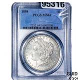 1898 Morgan Silver Dollar PCGS MS64