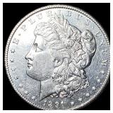 1891-CC Silver Morgan Dollar CHOICE AU