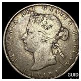 1870 Canada Silver 50 Cents