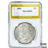 1889 Morgan Silver Dollar PGA MS65