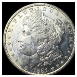 1881-S Morgan Silver Dollar CHOICE BU