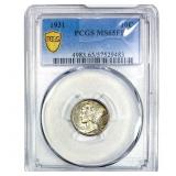 1931 Mercury Silver Dime PCGS MS65 FB