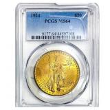 1924 $20 Gold Double Eagle PCGS MS64
