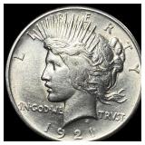 1921 Silver Peace Dollar UNCIRCULATED
