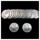 20 2005 Silver Eagles GEM BU