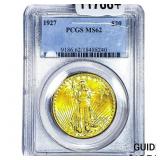 1927 $20 Gold Double Eagle PCGS MS62