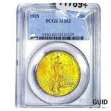 1925 $20 Gold Double Eagle PCGS MS62