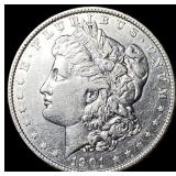 1901 Morgan Silver Dollar CLOSELY UNCIRCULATED
