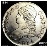 1814 Capped Bust Half Dollar CHOICE AU