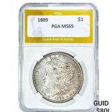 1889 Morgan Silver Dollar PGA MS65