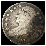 1829 Capped Bust Half Dollar NICELY  CIRCULATED
