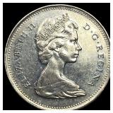 1968 Canada Silver 25 Cents