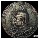 1901 Prussia Silver 2 Mark