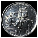 1925 Stone Mountain Silver Half Dollar  LIGHTLY C