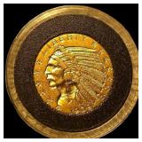1909-D Gold $5 Indian Head Half Eagle CLOSELY  UN