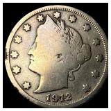 1912-S Liberty Head Nickel NICELY CIRCULATED