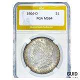1904-O Morgan Silver Dollar PGA MS64