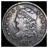 1833 Capped Bust Half Dime NEARLY  UNCIRCULATED