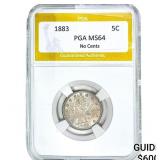 1883 Liberty Victory Nickel PGA MS64