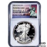 2004-W Silver Eagle NGC MPF69 Ultra Cameo