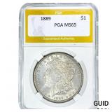 1889 Morgan Silver Dollar PGA MS65