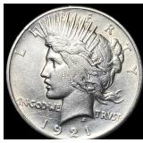 1921 Silver Peace Dollar UNCIRCULATED