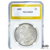 1889 Morgan Silver Dollar PGA MS64