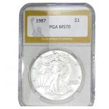 1987 Silver Eagle PGA MS70