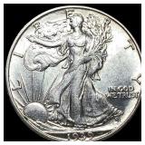 1939-D Silver Walking Liberty Half Dollar  CHOICE