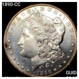 1890-CC Morgan Silver Dollar CHOICE BU PL