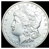 1899 Micro O Silver Morgan Dollar NEARLY  UNCIRCU