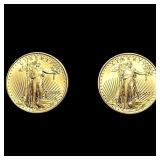 2 2023 1/10 oz $5 Gold Eagles