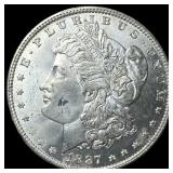 1887 Silver Morgan Dollar CHOICE BU