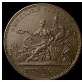 1833 American Institute New York Medal  CLOSELY U