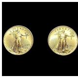 2 2023 1/10 oz $5 Gold Eagles