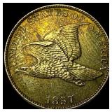 1857 Flying Eagle Cent CHOICE AU
