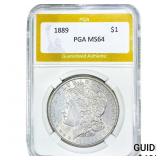 1889 Morgan Silver Dollar PGA MS64