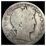 1904-S Silver Barber Half Dollar NICELY  CIRCULAT