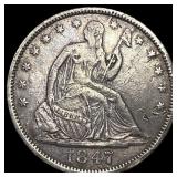 1847-O Silver Seated Liberty Half Dollar HIGH  GR