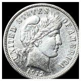 1912-S Silver Barber Dime UNCIRCULATED