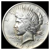 1921 Silver Peace Dollar UNCIRCULATED