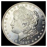 1887 Morgan Silver Dollar CHOICE BU