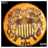 1871 Two Cent Piece CHOICE BU RD
