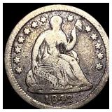 1842-O Silver Seated Liberty Half Dime  LIGHTLY C