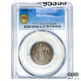 1918-D Washington Silver Quarter PCGS MS62