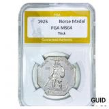 1925 Norse Medal  PGA MS64