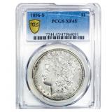1896-S Morgan Silver Dollar PCGS XF45
