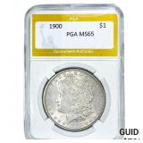 1900 Morgan Silver Dollar PGA MS65