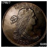 1798/7 Draped Bust Large Cent HIGH GRADE
