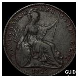 1822 Great Britain Copper 1 Farthing